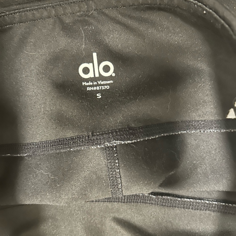 Alo Yoga High-Waist Airbrush Legging in Dark Krystal Black Size Small - Picture 4 of 8